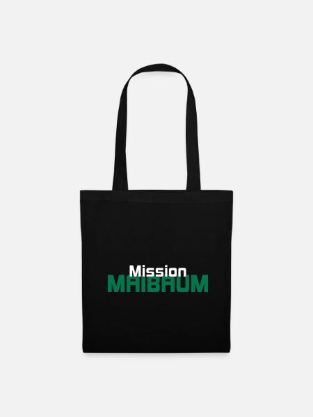 Mission Maibaum Aufpasser Shirt - Stoffbeutel - Schwarz