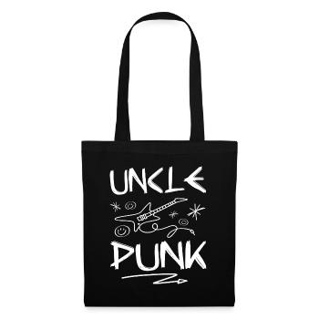 Onkel Punk Rock - Stoffbeutel - Schwarz - Vorne