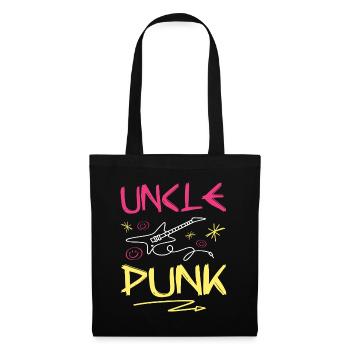 Onkel Punk Rock - Stoffbeutel - Schwarz - Vorne