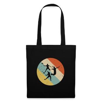 Badminton Player Badminton Retro - Tote Bag - black - Front