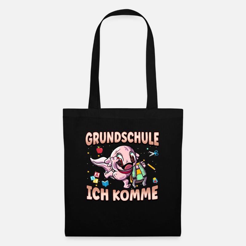 Grundschule Ich Komme Ein Schulkind Einschulung - Stoffbeutel - Schwarz