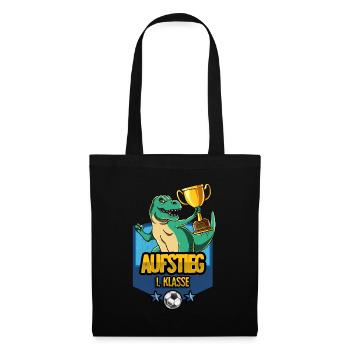 Aufstieg 1. Klasse Einschulung - Stoffbeutel - Schwarz - Vorne