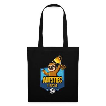 Aufstieg 1. Klasse Einschulung - Stoffbeutel - Schwarz - Vorne
