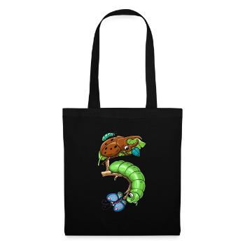 Insectes 5 Anniversaire - Sac en tissu - noir - Devant