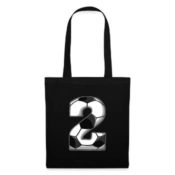 2nd Birthday Football - Tote Bag - black - Front