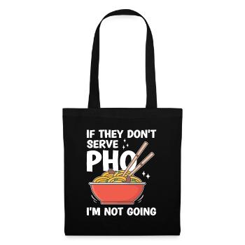 Funny Pho Soup Noodles Lover - Tote Bag - black - Front