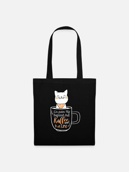 Kaffee - Stoffbeutel - Schwarz