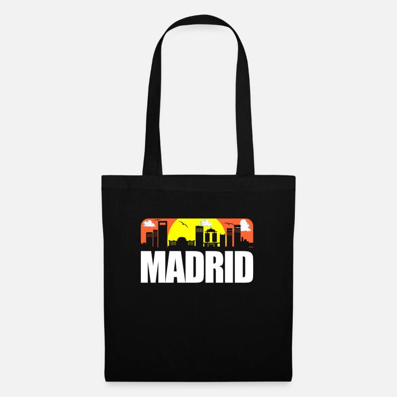 Madrid - Stoffbeutel - Schwarz