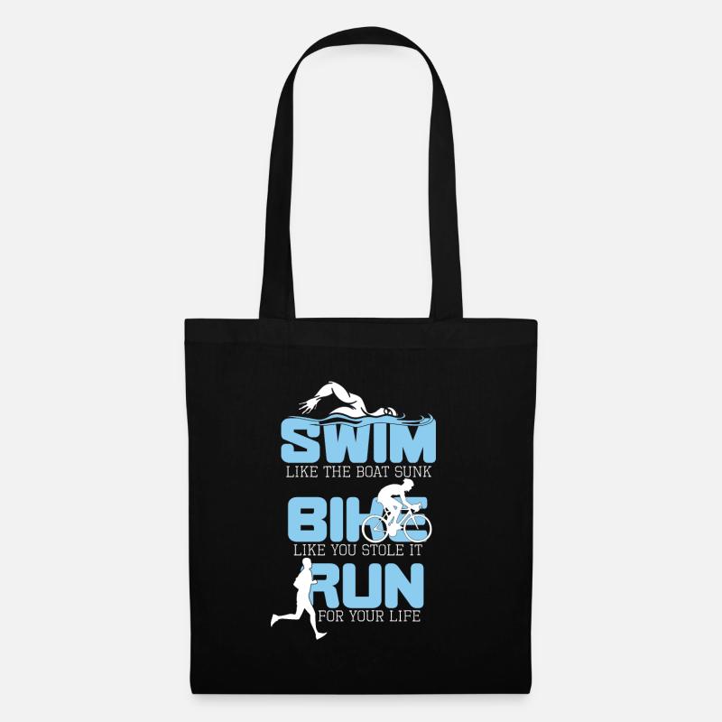 Triathlon - Stoffbeutel - Schwarz