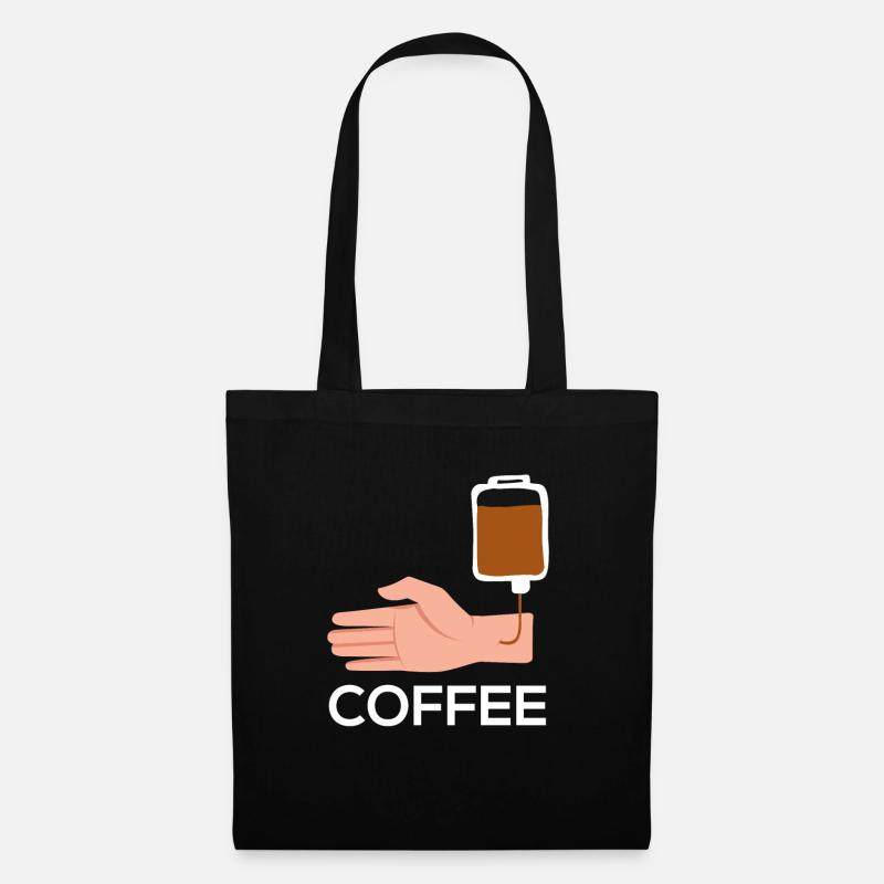 Kaffee Infusion - Stoffbeutel - Schwarz