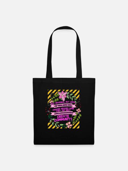 save the planet - Tote Bag - black