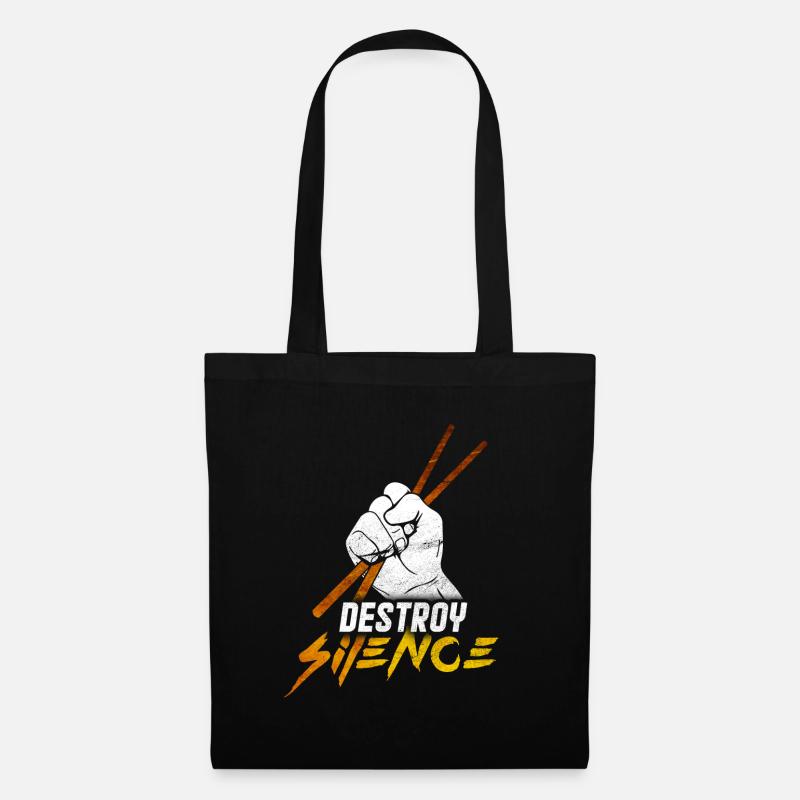 batterie - Sac en tissu - noir