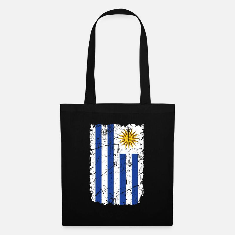 Uruguay - Stoffbeutel - Schwarz