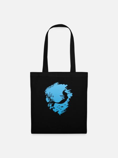 Mermaid - Tote Bag - black