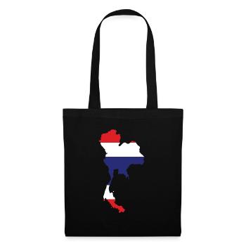 Thaïlande - Sac en tissu - noir - Devant