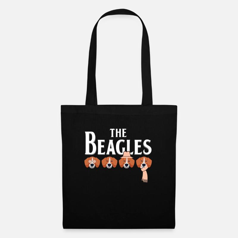 Beagle - Stoffbeutel - Schwarz