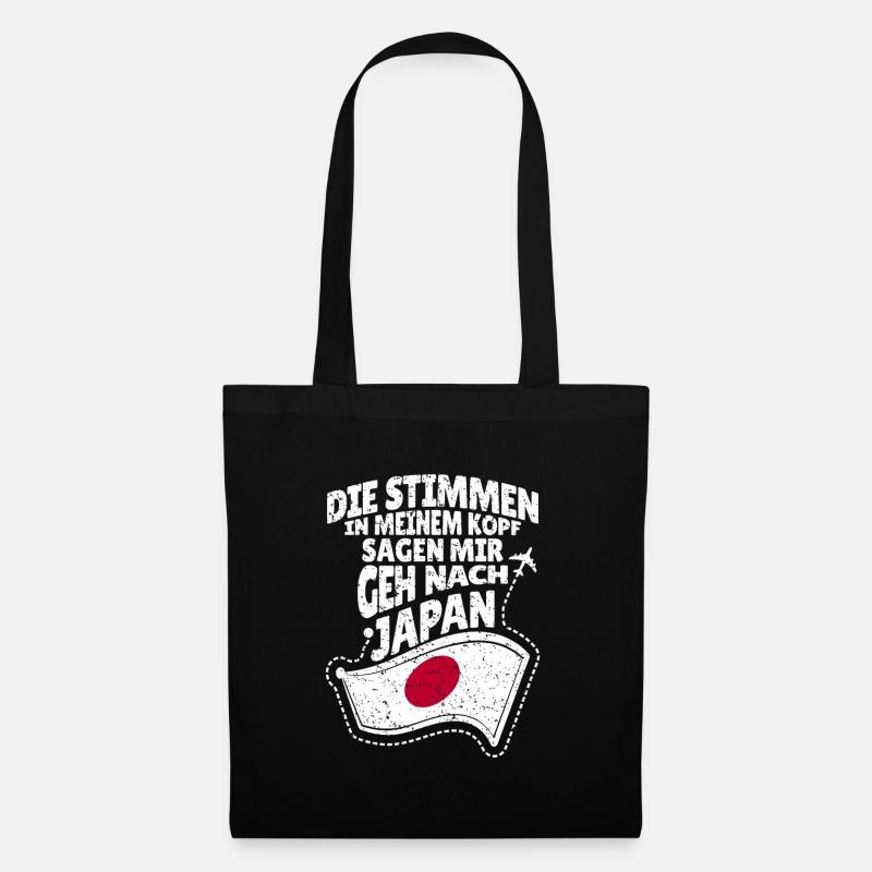 Japan - Stoffbeutel - Schwarz