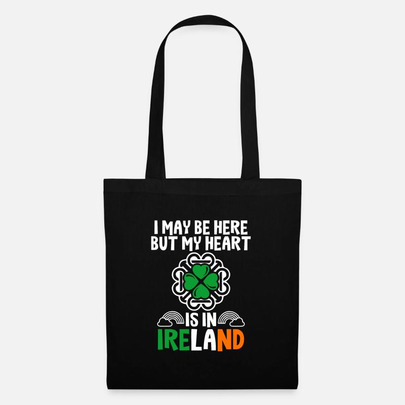 Irland - Stoffbeutel - Schwarz