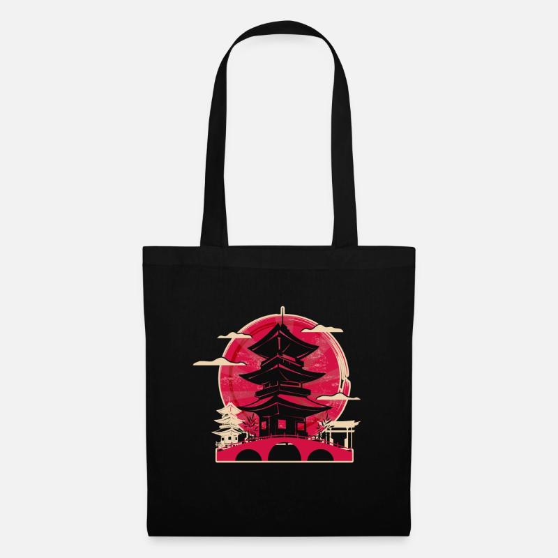 Japan - Stoffbeutel - Schwarz