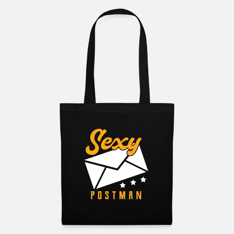 Postbote - Stoffbeutel - Schwarz