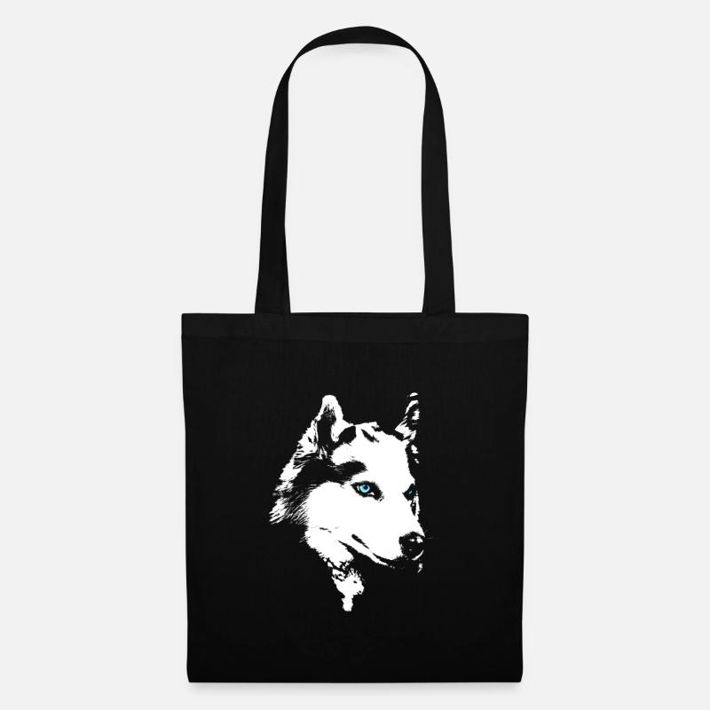 Husky - Stoffbeutel - Schwarz