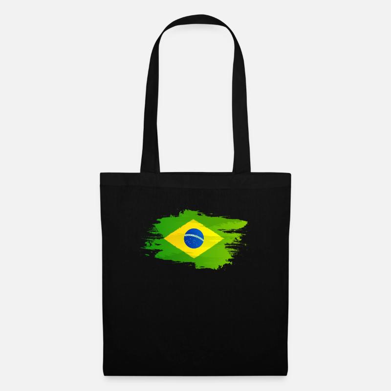 Brasilien - Stoffbeutel - Schwarz