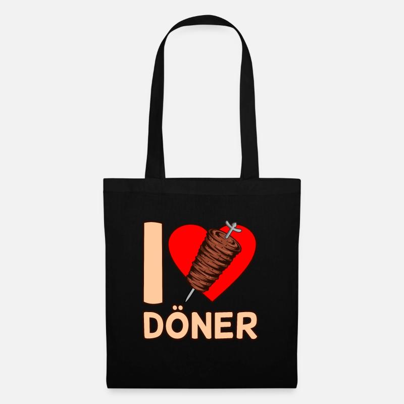 Döner - Stoffbeutel - Schwarz