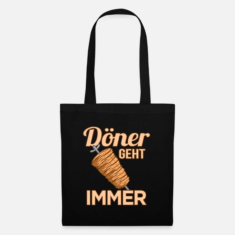 Döner - Stoffbeutel - Schwarz