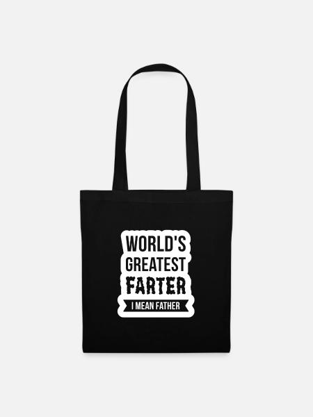Papa-Vater-Papi-Dad-Opa-Opi-Mann-Ehepatner-Paps - Stoffbeutel - Schwarz