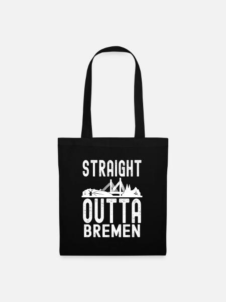 Bremen - Stoffbeutel - Schwarz