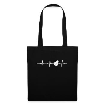 Avocat Vegan Lover Retro Veggie Diet Idée cadeau - Sac en tissu - noir - Devant