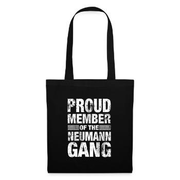 Cadeau de famille de l’équipe Neumann Stolz - Sac en tissu - noir - Devant