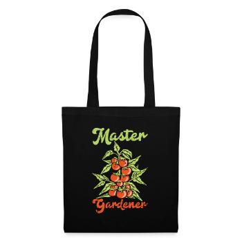 Tomate - Stoffbeutel - Schwarz - Vorne