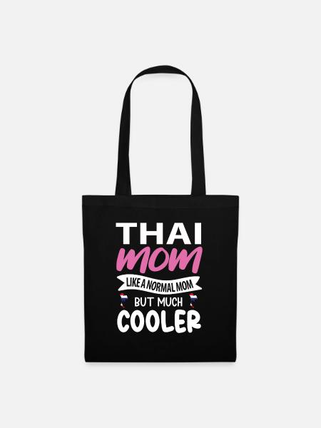 Thailand - Stoffbeutel - Schwarz