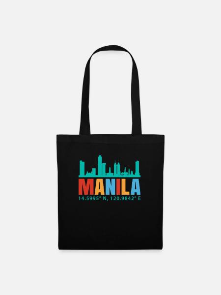 Manila - Stoffbeutel - Schwarz