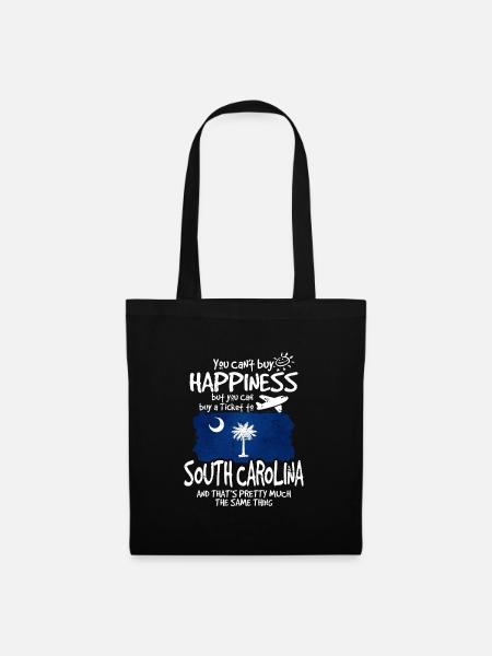South Carolina - Stoffbeutel - Schwarz