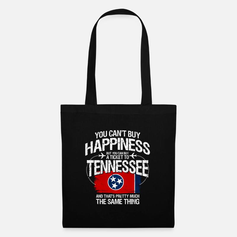 Tennessee - Stoffbeutel - Schwarz