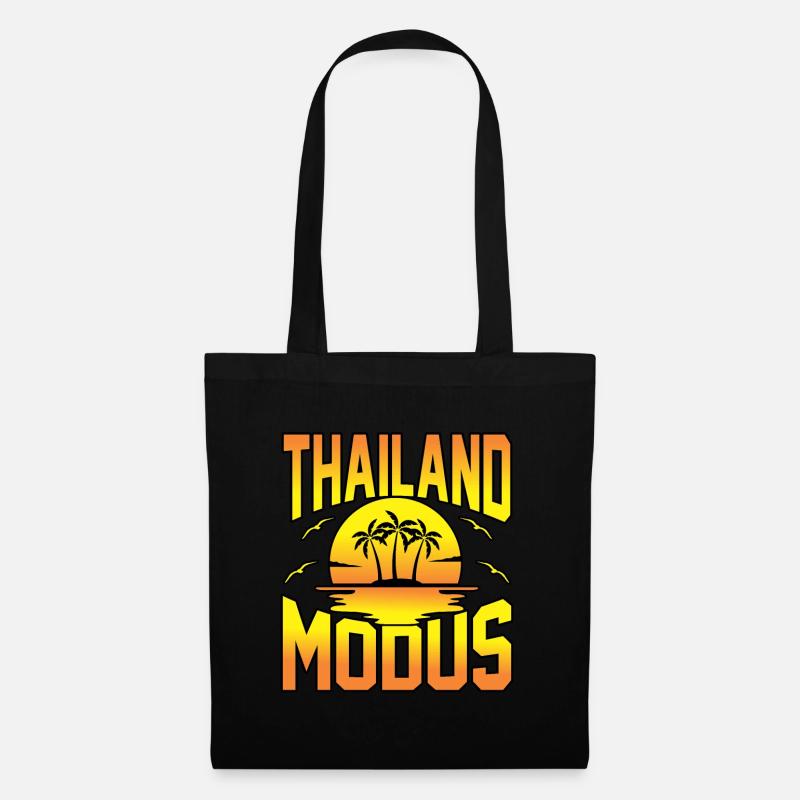 Thailand - Stoffbeutel - Schwarz