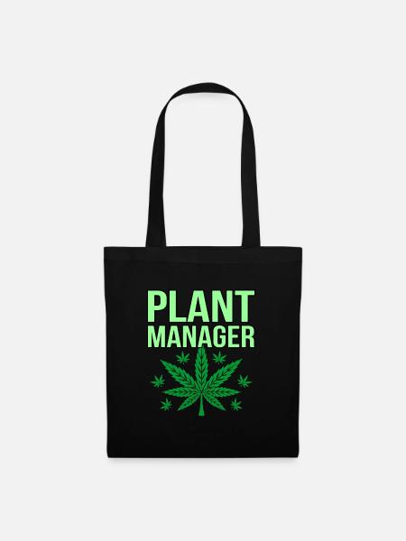 Cannabis - Stoffbeutel - Schwarz