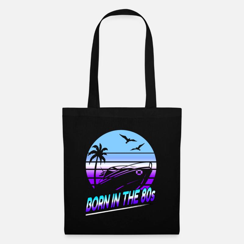 Born in the 80s - Stoffbeutel - Schwarz
