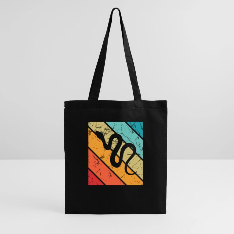 Snake Retro Reptile Python Gift idea Tote Bag