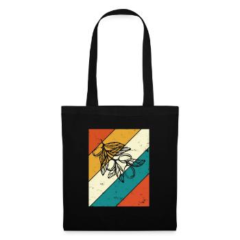Olive food oil Retro Vegetarian Gift idea - Tote Bag - black - Front
