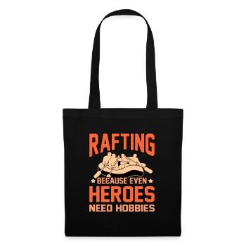 Rafting heroes - Tote Bag - black - Front