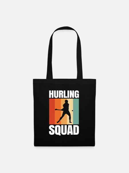 Schleudern Hurling - Stoffbeutel - Schwarz