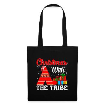 Family Christmas With The Tribe - Tote Bag - black - Front