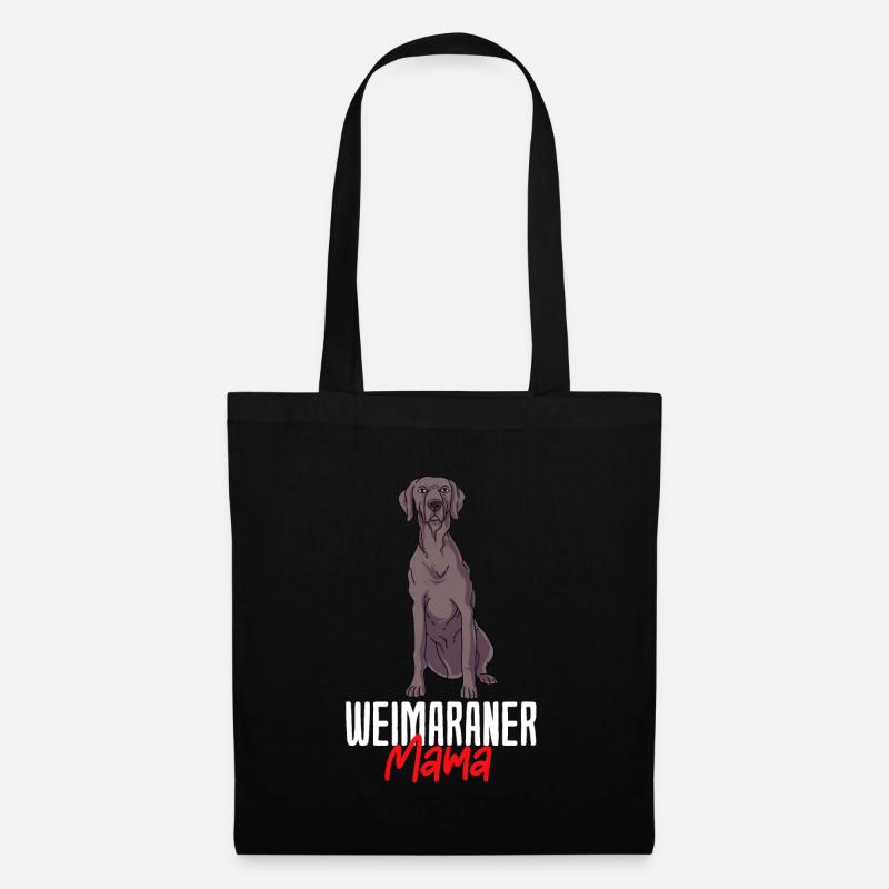 Weimaraner - Stoffbeutel - Schwarz
