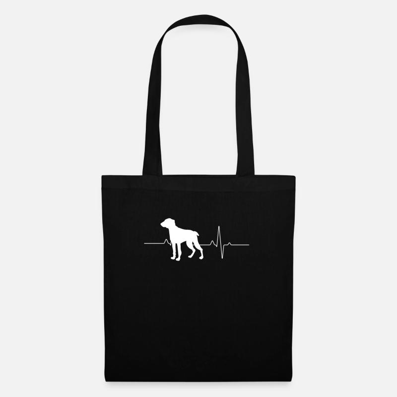Weimaraner - Stoffbeutel - Schwarz