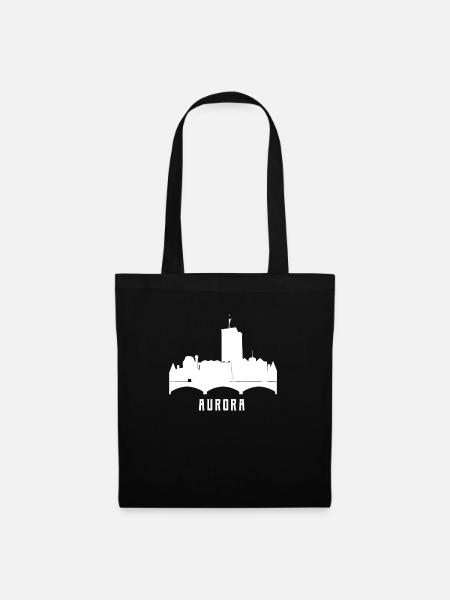 Aurora Skyline - Stoffbeutel - Schwarz