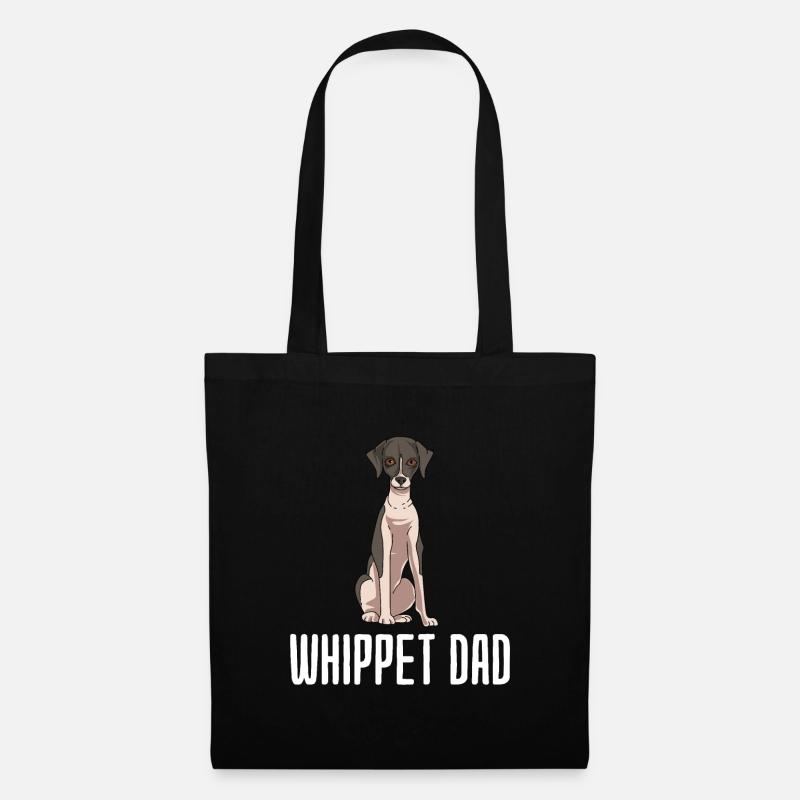 Whippet - Stoffbeutel - Schwarz