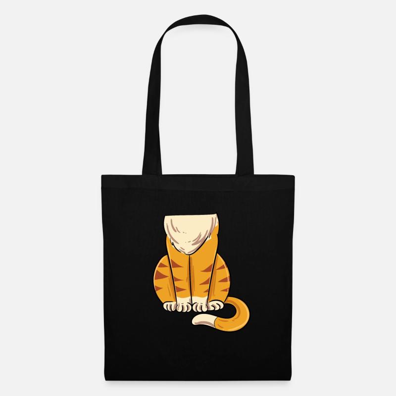 Katzen kostüm - Stoffbeutel - Schwarz